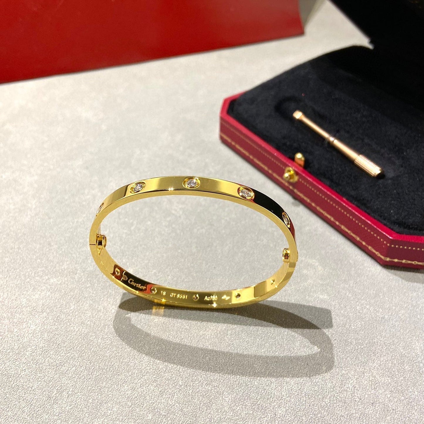 [Spark]LOVE BRACELET 6.1MM 10 DIAMONDS