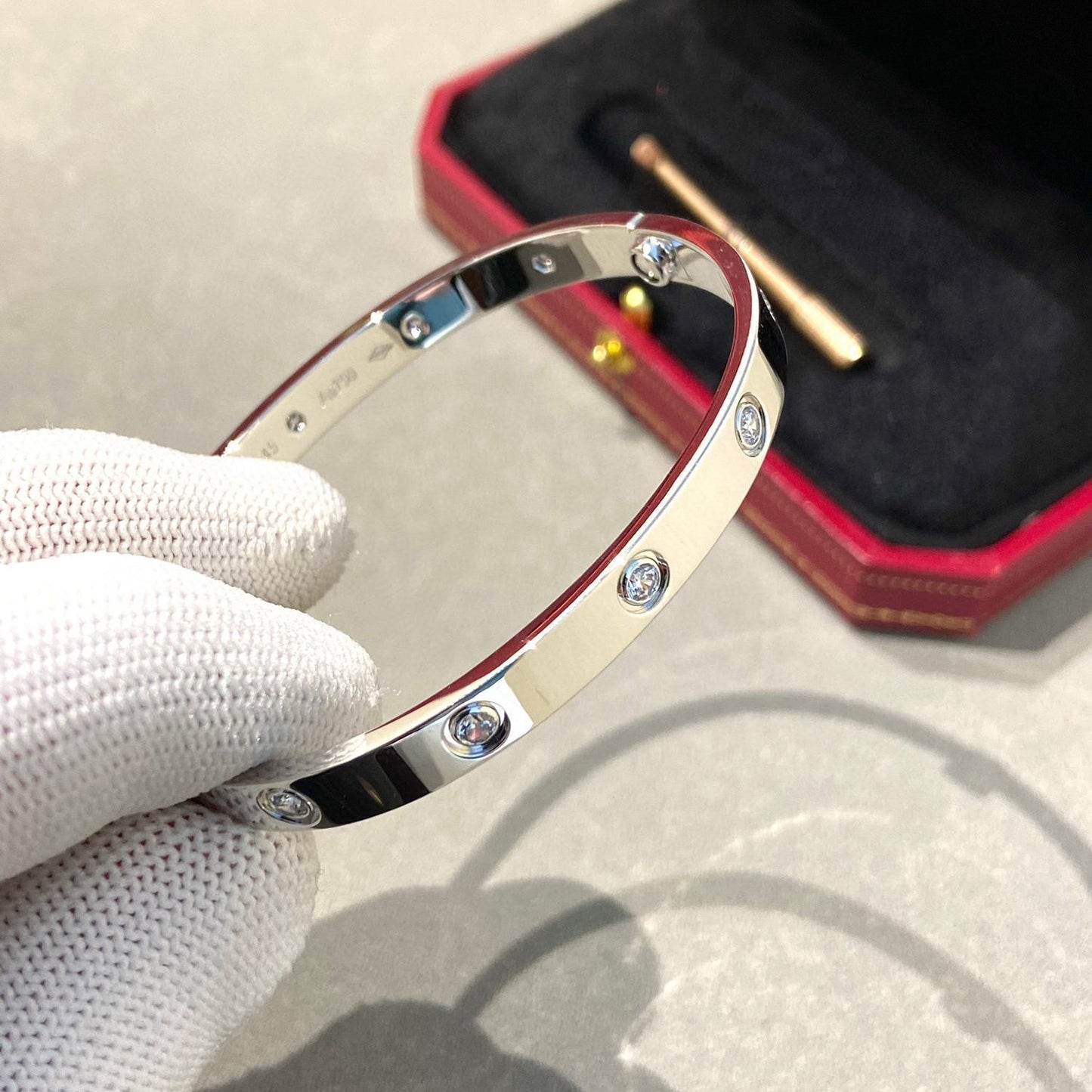 [Spark]LOVE BRACELET 6.1MM 10 DIAMONDS