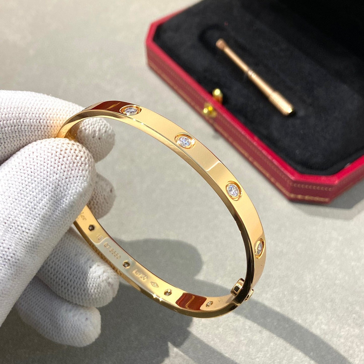[Spark]LOVE BRACELET 6.1MM 10 DIAMONDS