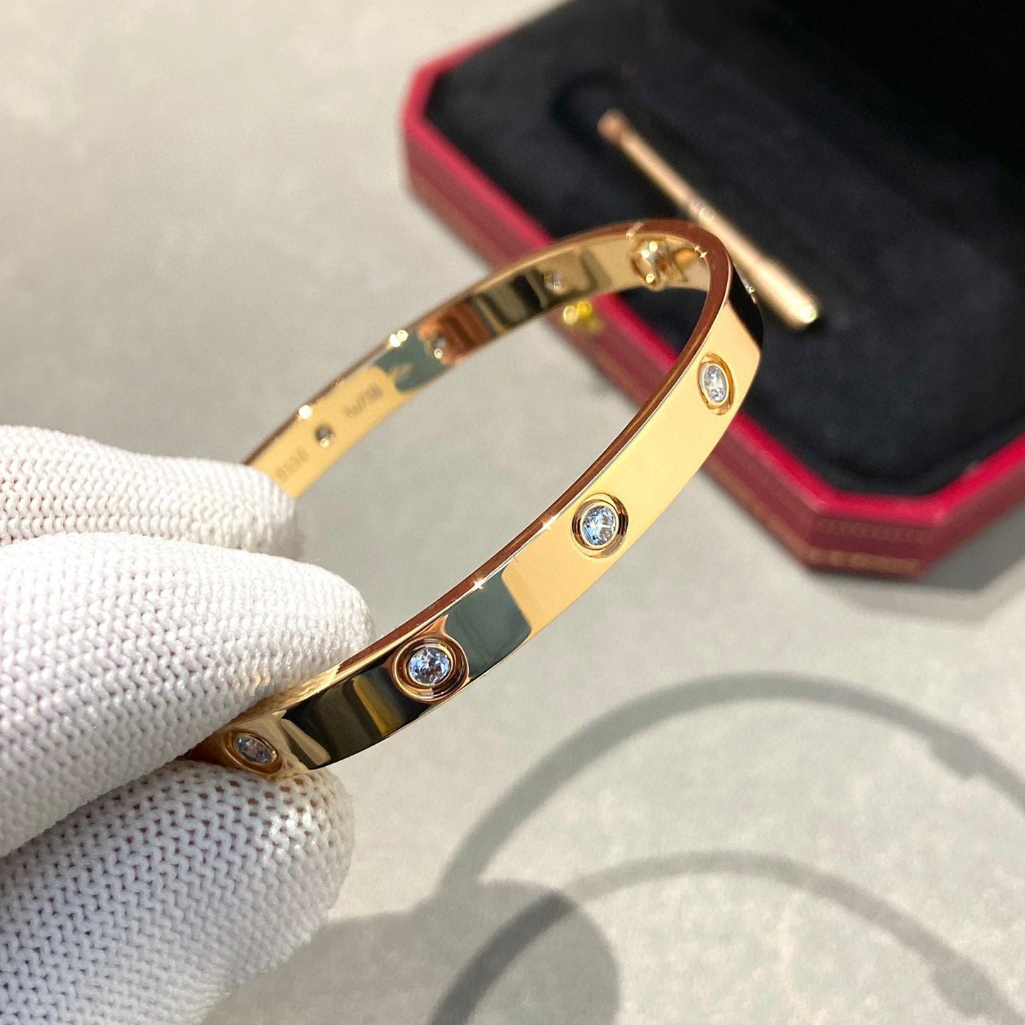 [Spark]LOVE BRACELET 6.1MM 10 DIAMONDS