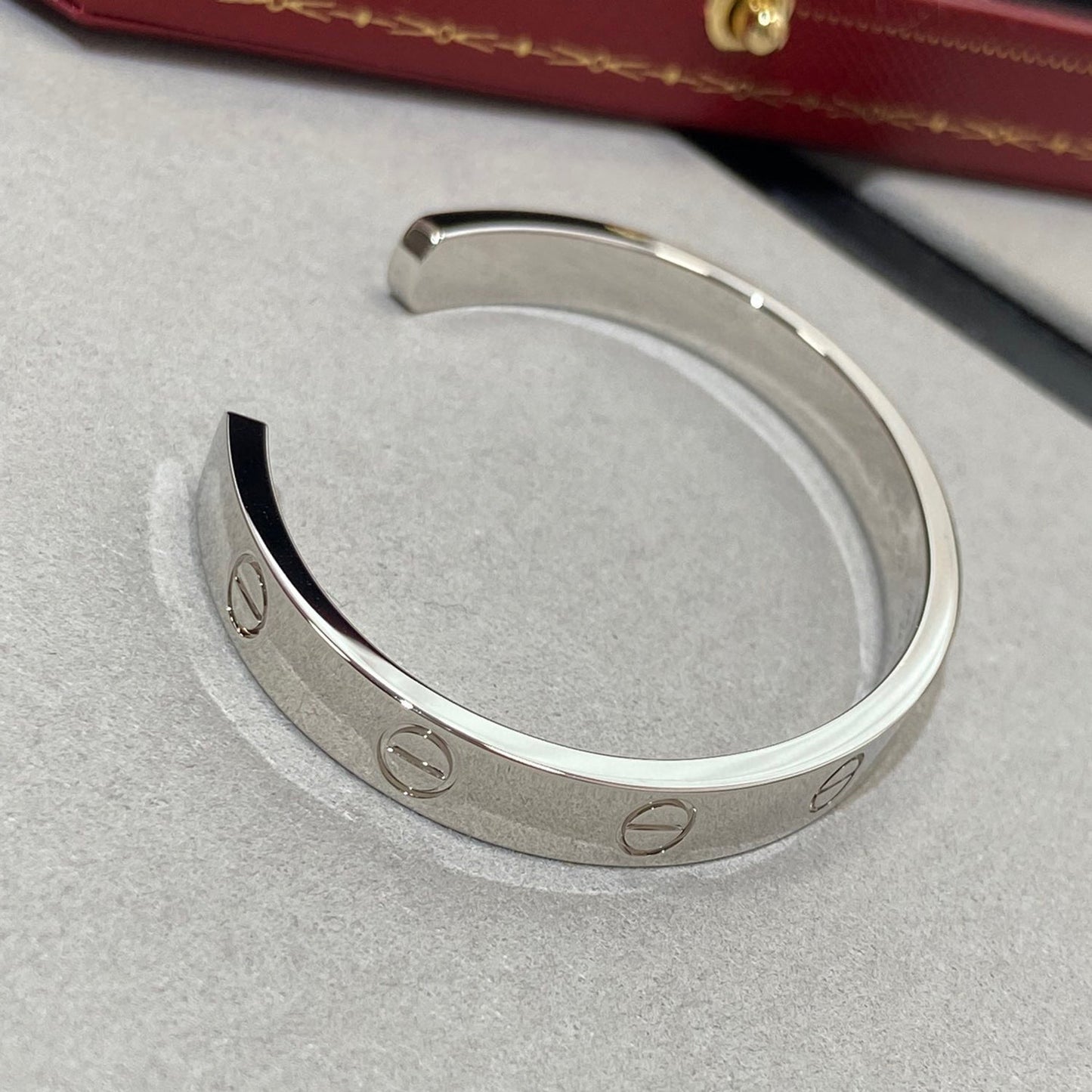 [Spark]LOVE BRACELET 6.1MM 1 DIAMOND OPEN CUFF