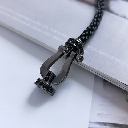 [Spark]FORCE LARGE SERIES HORSESHOE BLACK SAMURAI BRACELET