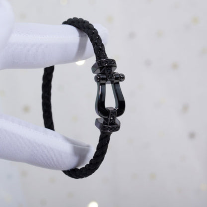 [Spark]FORCE LARGE SERIES HORSESHOE BLACK SAMURAI BRACELET