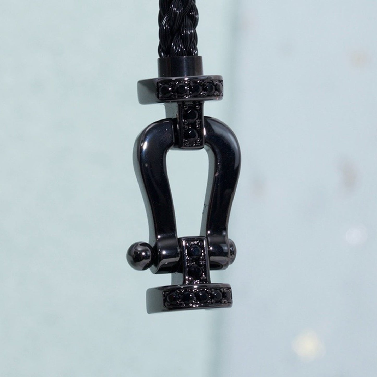 [Spark]FORCE LARGE SERIES HORSESHOE BLACK SAMURAI BRACELET