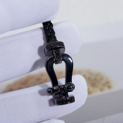 [Spark]FORCE LARGE SERIES HORSESHOE BLACK SAMURAI BRACELET