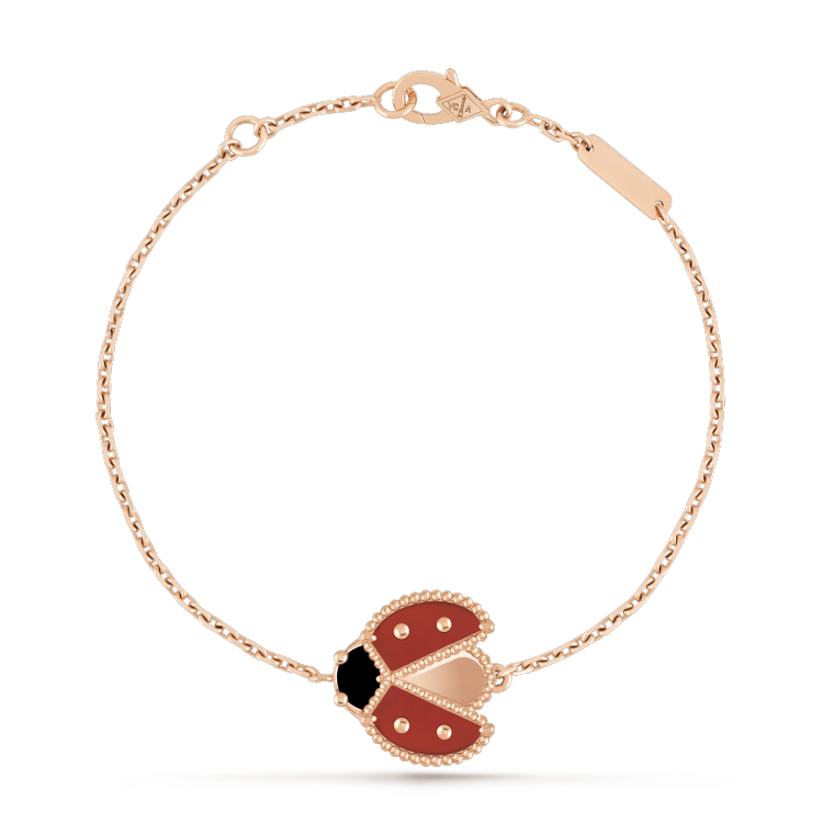 [Spark]LUCKY SPRING 1 MOTIF PINK GOLD BRACELET