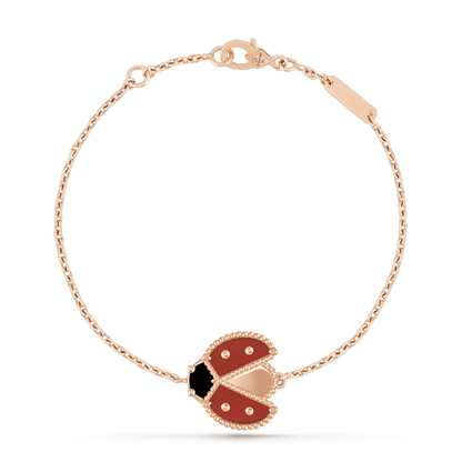 [Spark]LUCKY SPRING 1 MOTIF PINK GOLD BRACELET