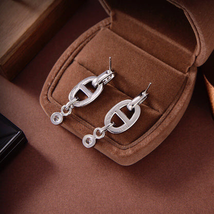 [Spark]HM CHAINE DIAMOND EARRINGS