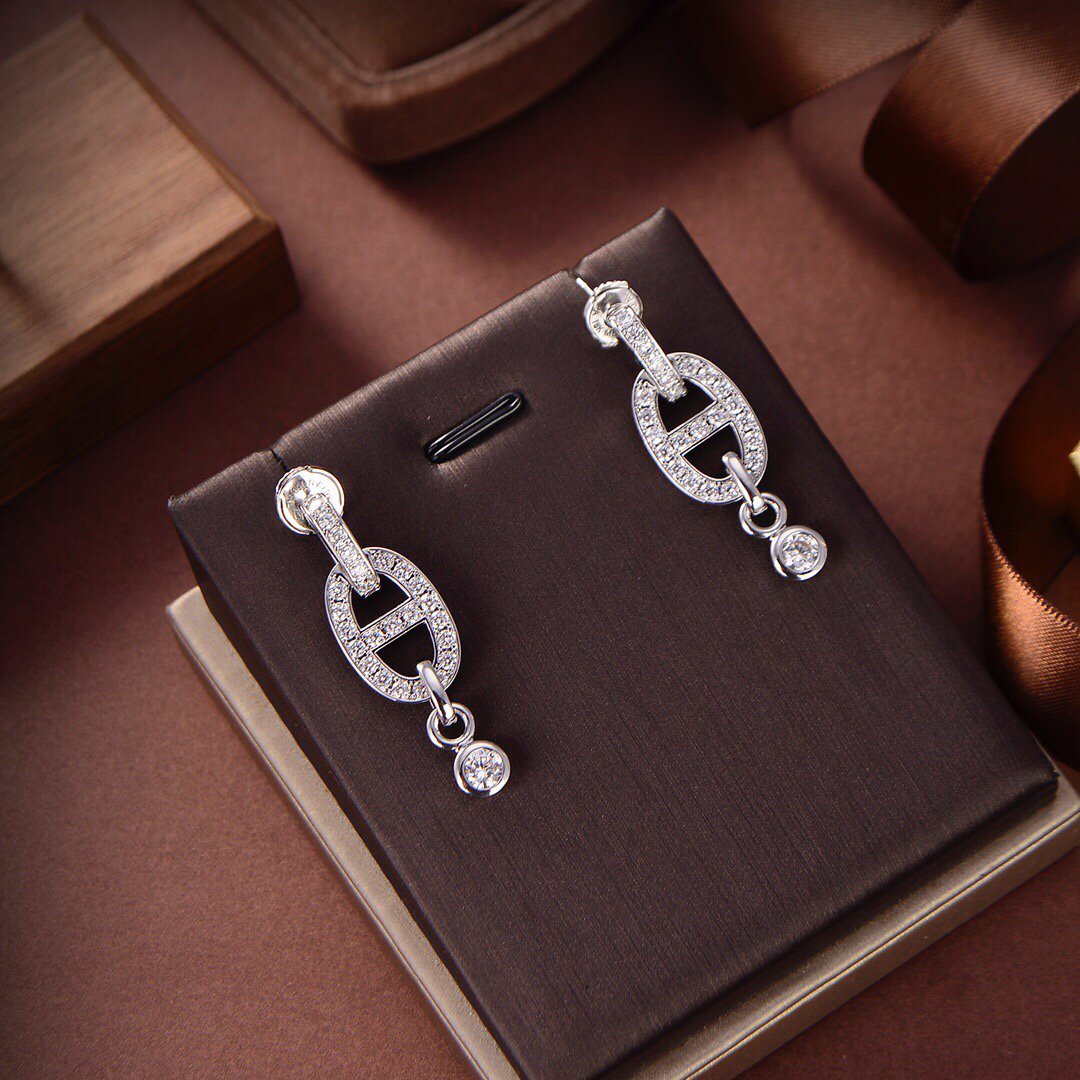 [Spark]HM CHAINE DIAMOND EARRINGS