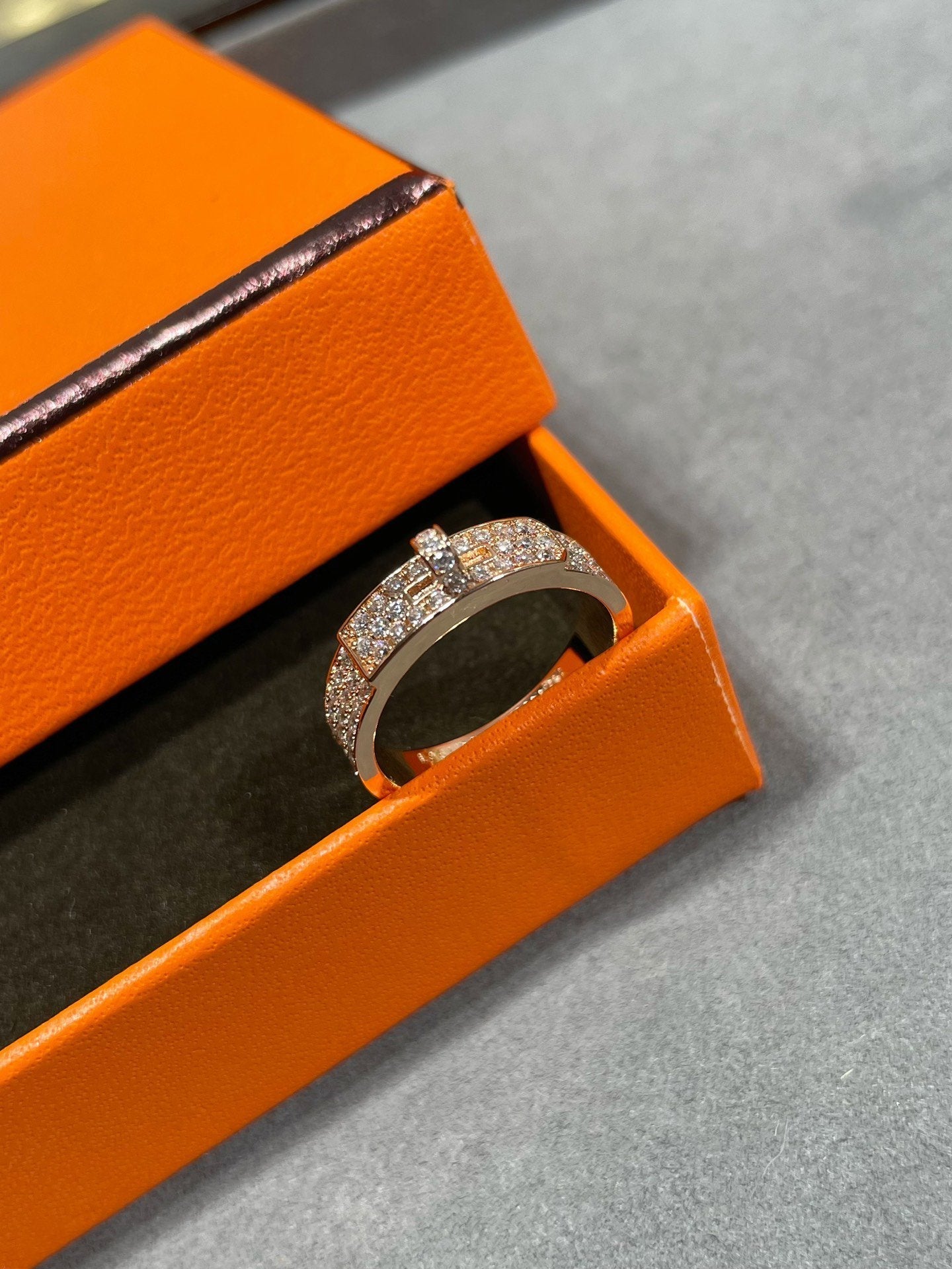 [Spark]KELLY PINK GOLD DIAMOND RING