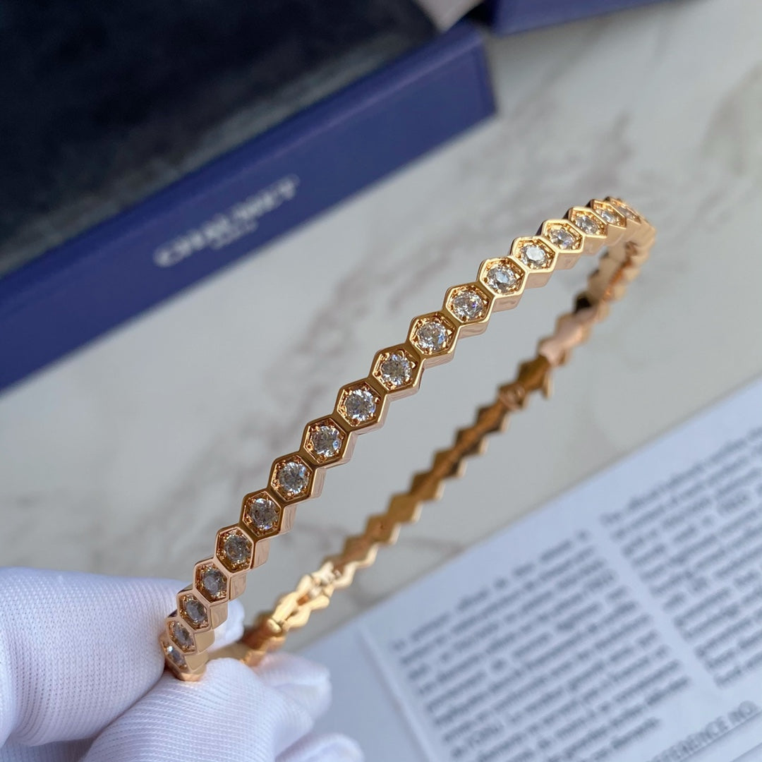 [Spark]BEE LOVE GOLD BRACELET FULL DIAMOND