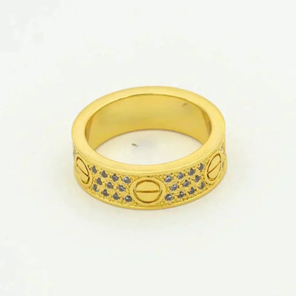 [Spark]LOVE RING 5.5MM DIAMONDS PAVED
