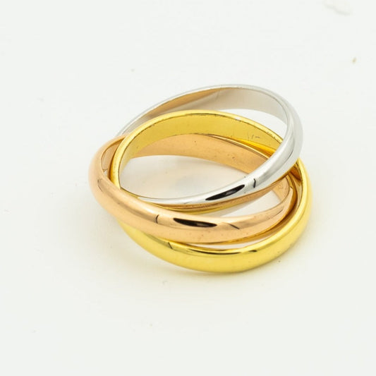 [Spark Jewelry]TRINITY RING GOLD PINK GOLD SILVER