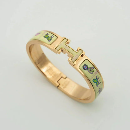 [Spark]H PINK GOLD BRACELET CREAM CERAMIC