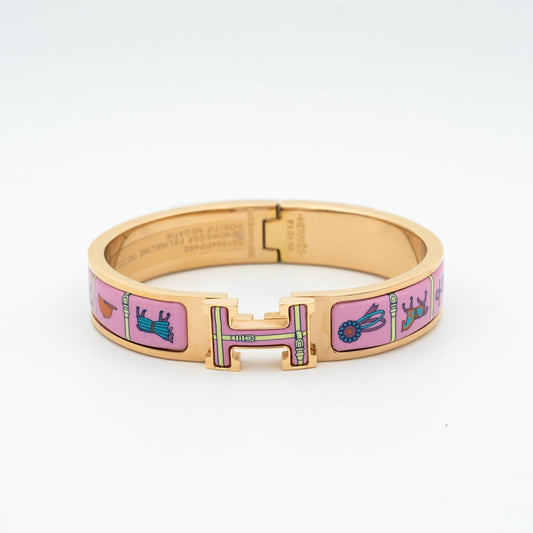 [Spark]H PINK GOLD BRACELET PINK CERAMIC