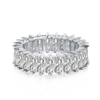 [Radiant Jewelry]Unique Colorful Radiant Cut RIng