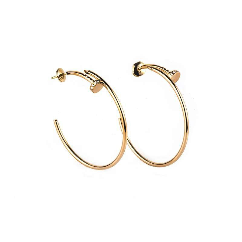 [Spark]JUSTE EARRINGS GOLD DIAMONDS 1.8MM