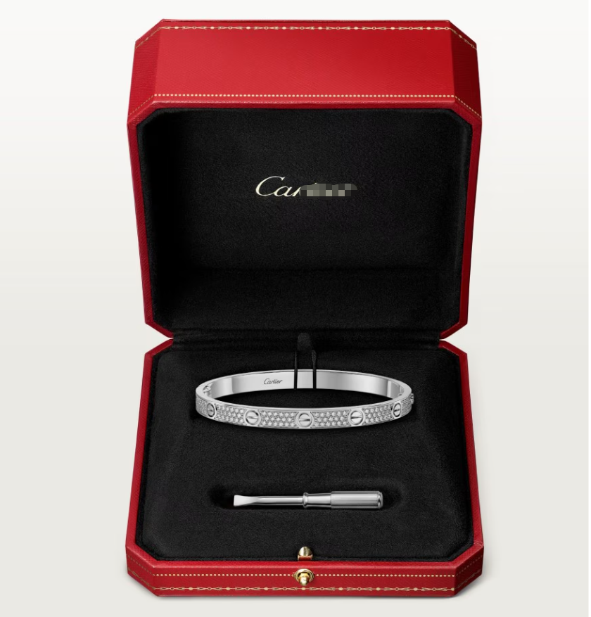 [Spark]NEW-LOVE-4.8MM-Width Diamond-Studded Bracelet