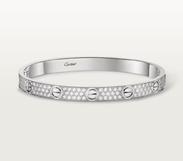 [Spark]NEW-LOVE-6.1MM-Width Diamond-Studded Bracelet