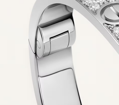 [Spark]NEW-LOVE-6.1MM-Width Diamond-Studded Bracelet