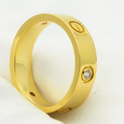[Spark]LOVE RING 5.5MM 3 DIAMONDS GOLD