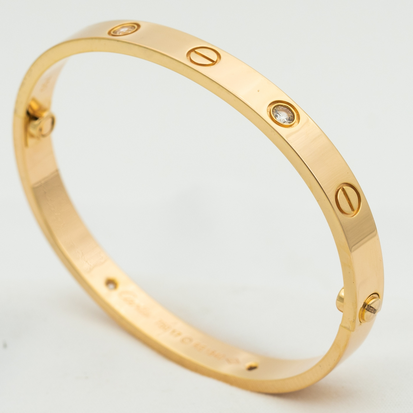 [Spark]LOVE BRACELET 6.1MM 4 DIAMONDS