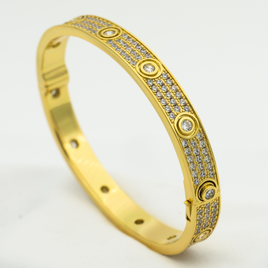 [Spark]LOVE BRACELET 6.1MM DIAMOND-PAVED 10 BIG DIAMONDS