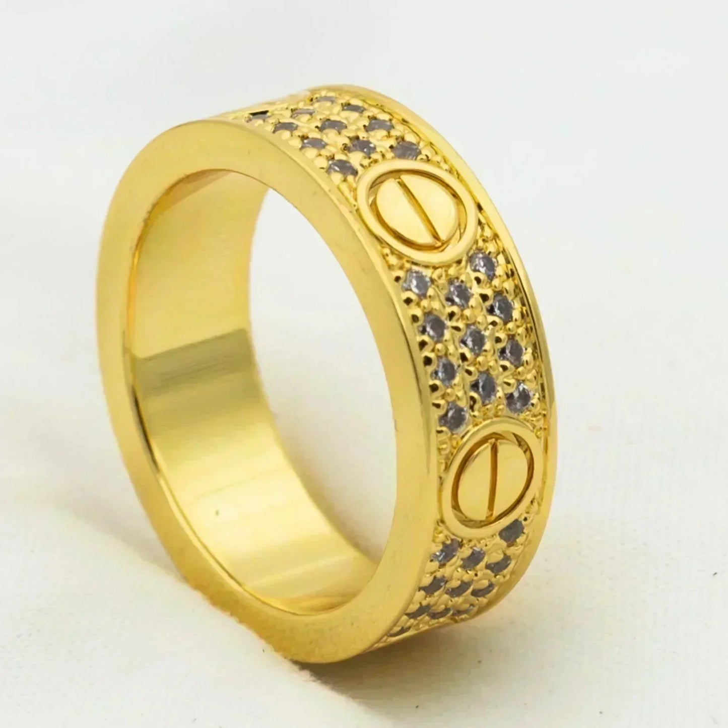 [Spark]LOVE RING 5.5MM DIAMONDS PAVED