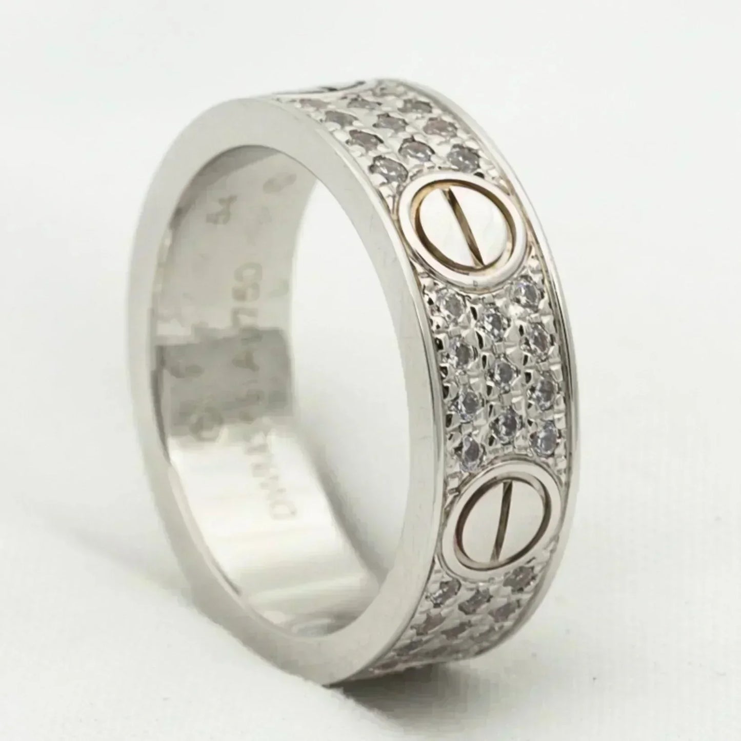 [Spark]LOVE RING 5.5MM DIAMONDS PAVED