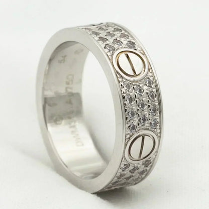 [Spark]LOVE RING 5.5MM DIAMONDS PAVED