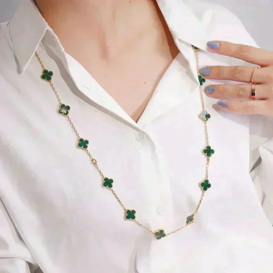 [Spark]CLOVER 20 MOTIFS MALACHITE GOLD