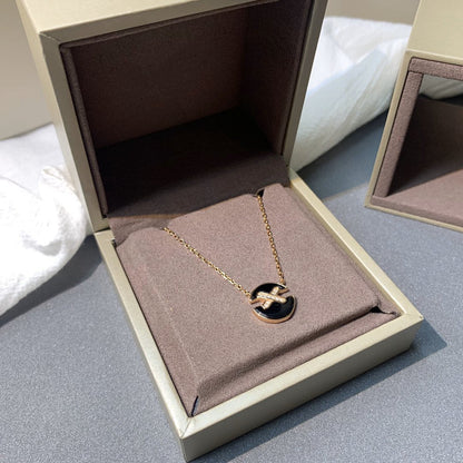 [Spark]JEUX DE PINK GOLD DIAMOND NECKLACE