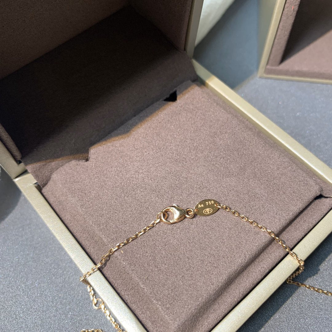 [Spark]JEUX DE PINK GOLD DIAMOND NECKLACE