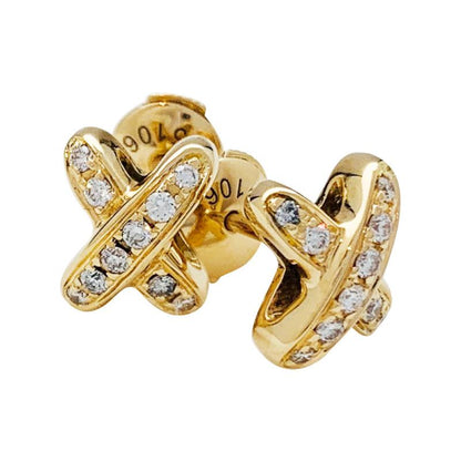 [Spark]JEUX DE GOLD DIAMOND EARRINGS