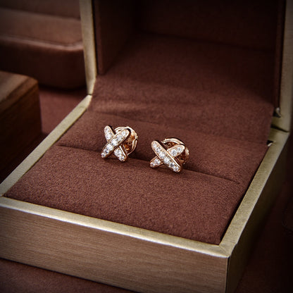 [Spark]JEUX DE GOLD DIAMOND EARRINGS