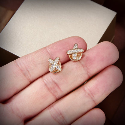 [Spark]JEUX DE GOLD DIAMOND EARRINGS