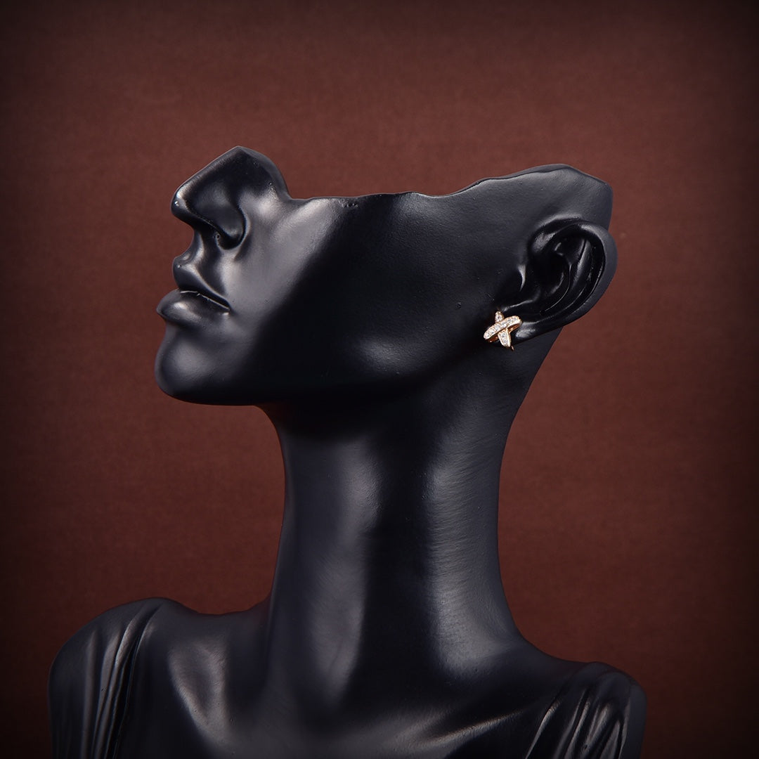 [Spark]JEUX DE GOLD DIAMOND EARRINGS