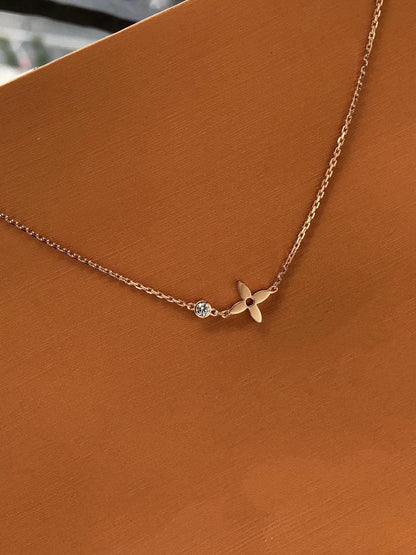 [Spark]BLOSSOM PENDANT PINK GOLD AND DIAMOND