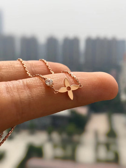 [Spark]BLOSSOM PENDANT PINK GOLD AND DIAMOND