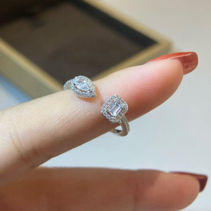 [Spark]MY TWIN TOI & MOI SILVER DIAMOND RING