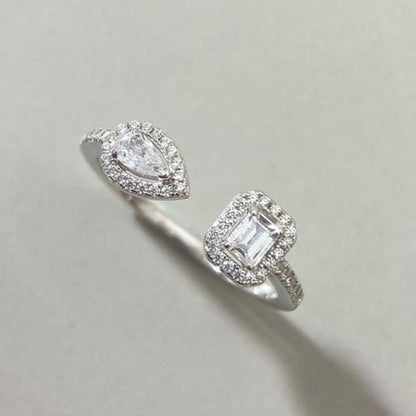 [Spark]MY TWIN TOI & MOI SILVER DIAMOND RING