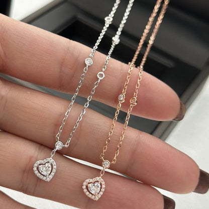 [Spark]JOY HEART DIAMOND NECKLACE