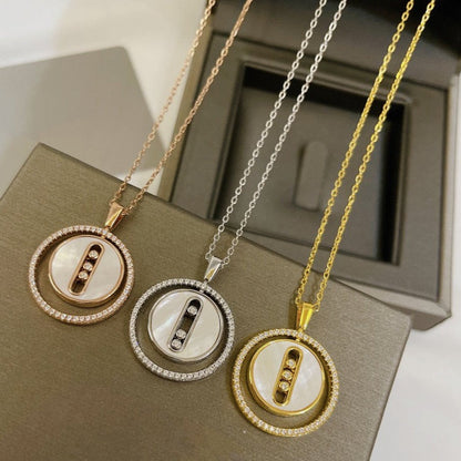 [Spark]Demo MOVE MM NACRE BLANCHE DIAMOND NECKLACE