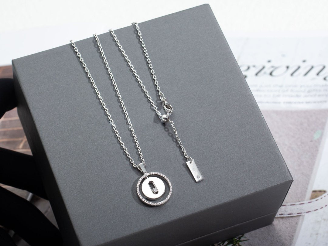 [Spark]Demo MOVE PM NECKLACE SILVER DIAMOND