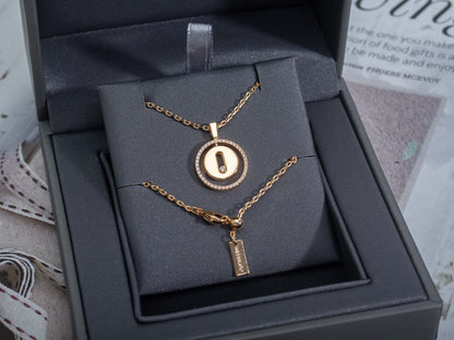 [Spark]Demo MOVE PM NECKLACE PINK GOLD DIAMOND