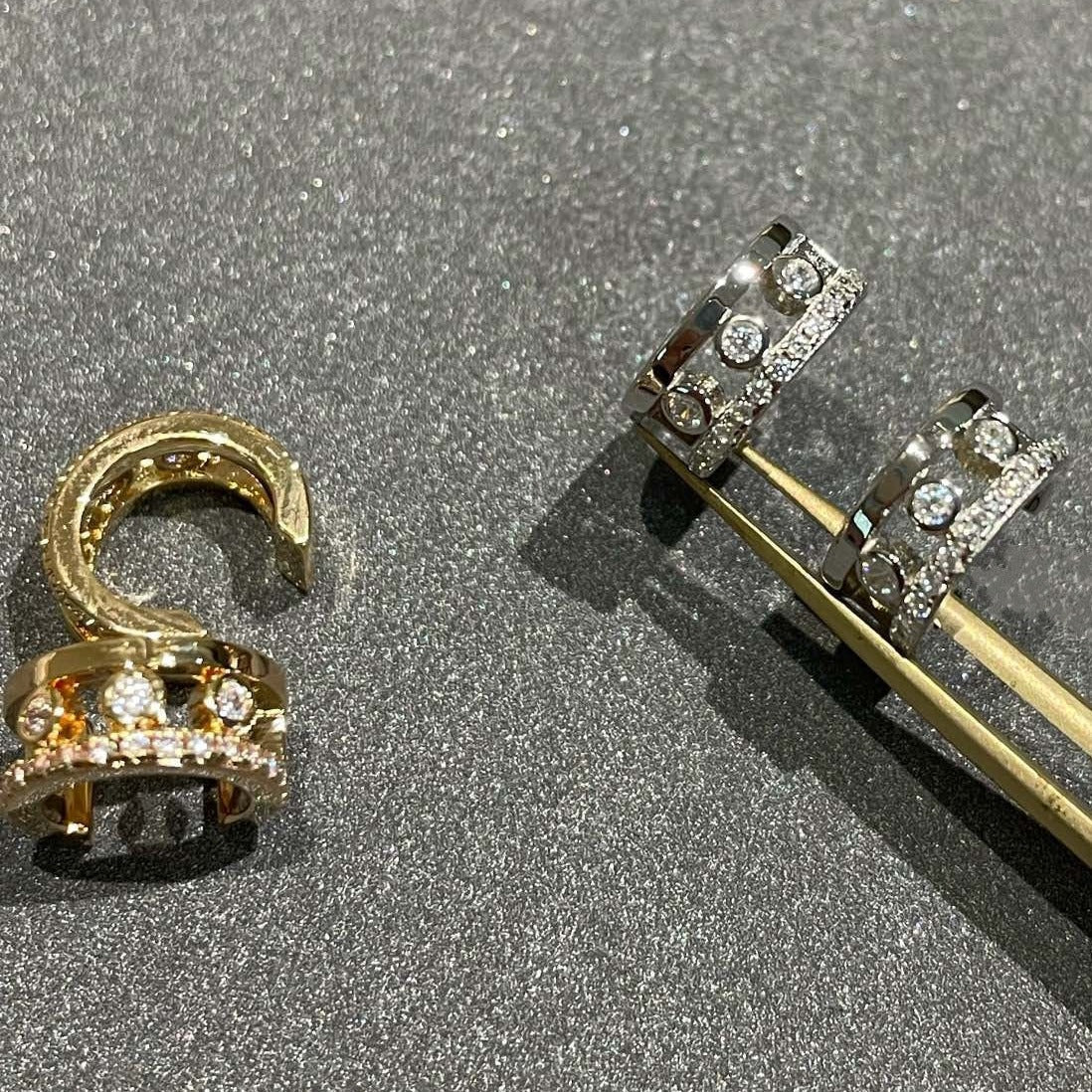 [Spark]MOVE ROMANE EARRINGS DIAMOND