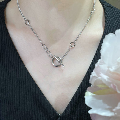 [Spark]HM STERLING CHAINE D'ANCRE HEART