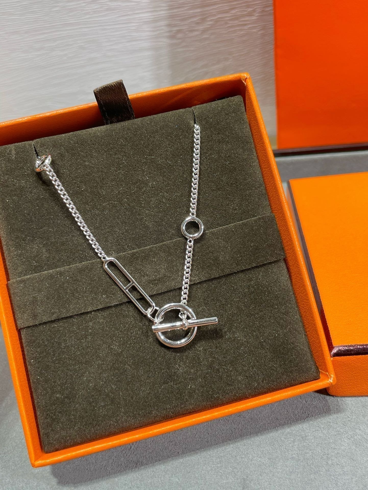 [Spark]HM STERLING CHAINE D'ANCRE HEART