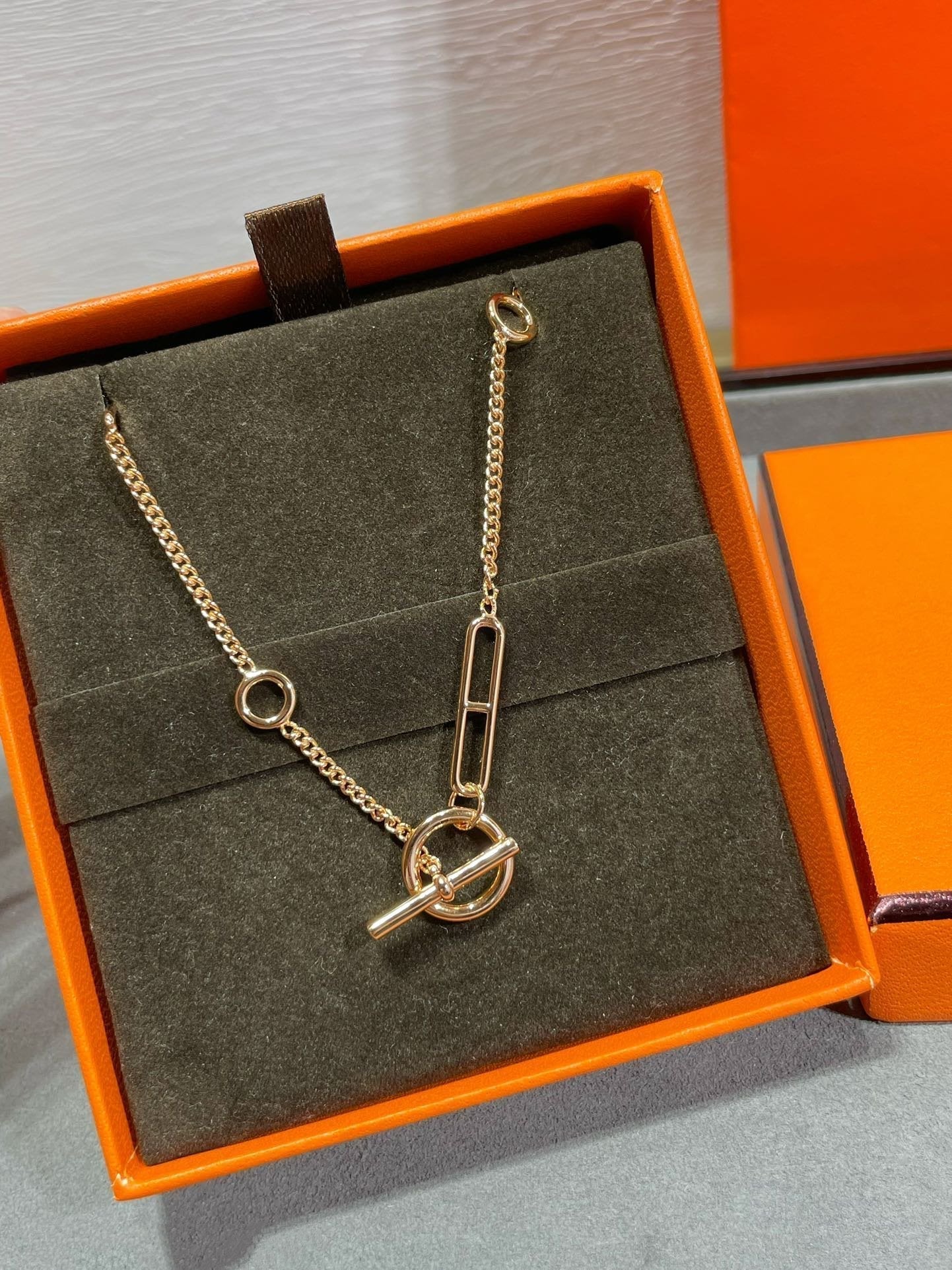 [Spark]HM STERLING CHAINE D'ANCRE HEART