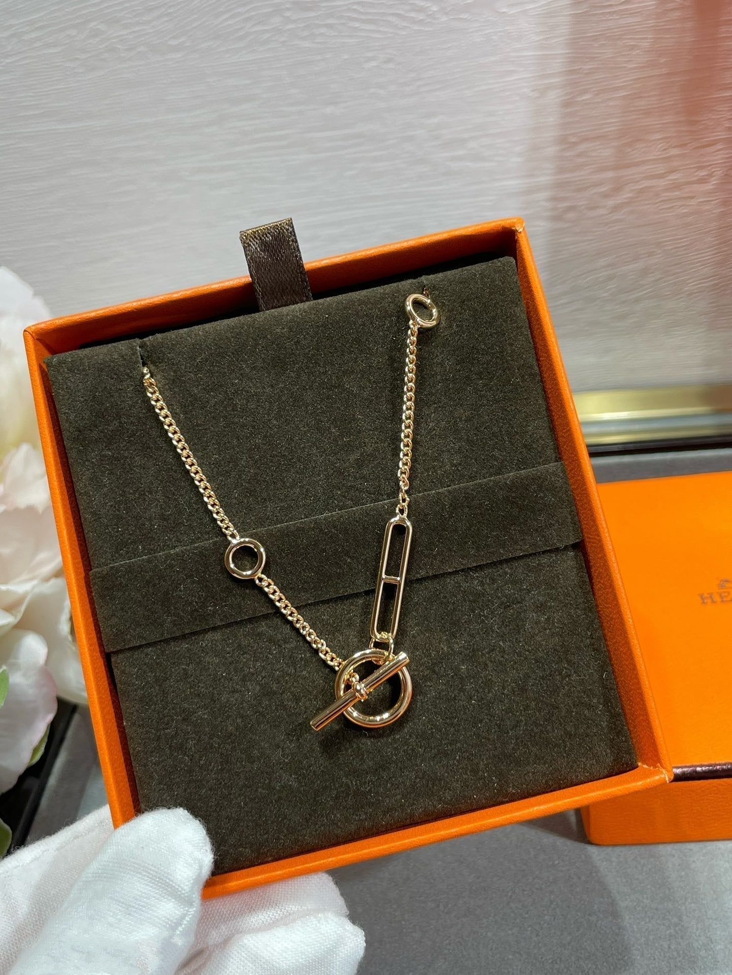 [Spark]HM STERLING CHAINE D'ANCRE HEART
